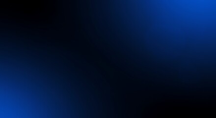 Obraz premium Dark gradient blue background with blurred vibrant bokeh, concept for business presentation, technology showcase and corporate communication