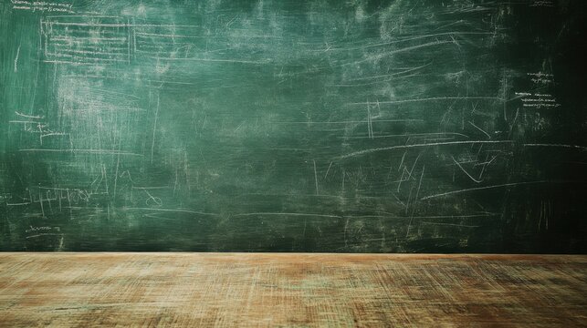 Pizarra verde, aula, dise&ntilde;o de clase, fondo para presentaci&oacute;n