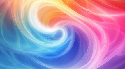 Obraz premium Abstract Swirling Pastel Colors Background Design