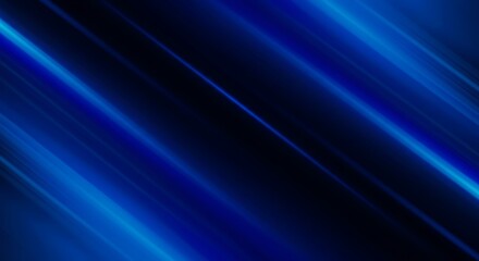 Fototapeta premium Deep blue diagonal lines. Abstract futuristic technology gradient background. Modern.