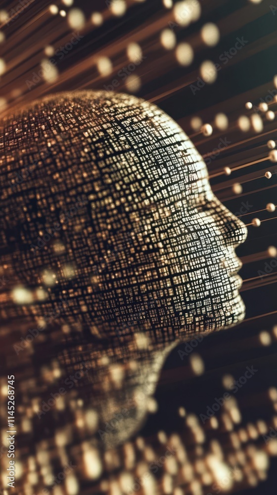 Poster intriguing discussion of artificial intelligence and its impact on the future of humanity