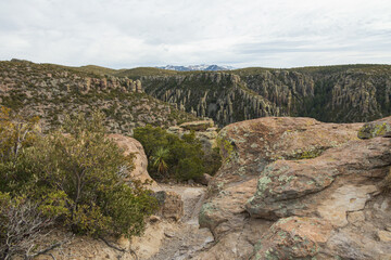 Rock formations at Chiricahua National Monument, Arizona