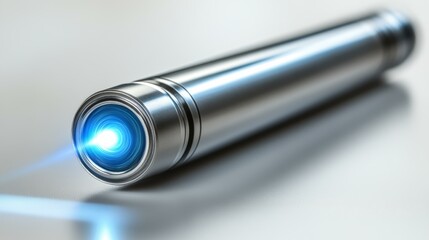 Office Technology Laser pointer - Handheld device for highlighting points during presentations Isolated solo on plain background