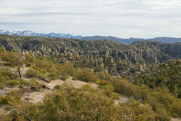 Fototapeta premium Rock formations at Chiricahua National Monument, Arizona