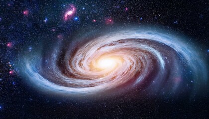 Fototapeta premium spiral galaxy in space