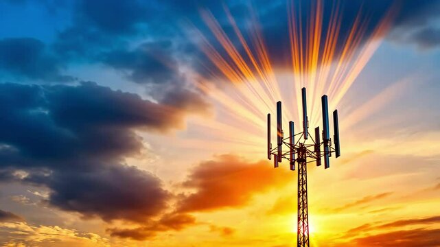 The installation of 5G technology involves setting up a network of small cell antennas and base stations to transmit high frequency radio waves, allowing for faster data speeds, lower latency