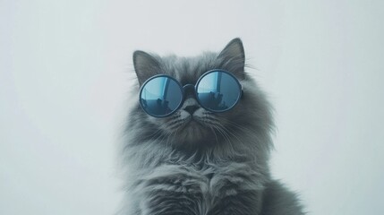 Gato con gafas de sol