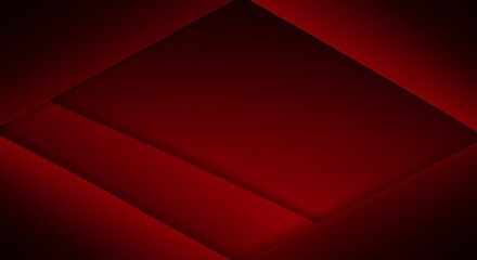 Obraz premium Dark red geometric abstract background with glowing effect, concept for business presentation, corporate design and technology innovation