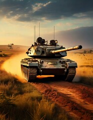 Fototapeta premium main battle tank