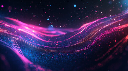 Obraz premium Optical Data Transmission Concept: Glowing Lines Representing High-Speed Data Flow in the Digital Age