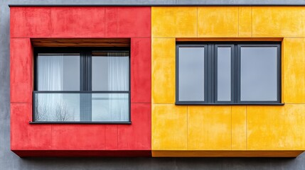 Macro Extreme closeup stock photo of architectural textures on a modern facade, showing fine details