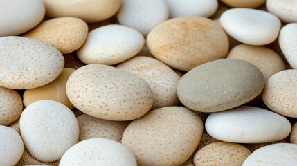 Obraz premium A dreamy blur of sand and tide, with textured rocks creating an abstract beach scene that captivates the senses.