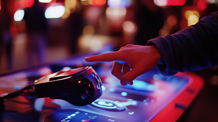 Game developer passionately presenting new game features to a group of intrigued colleagues, showcasing innovation and creativity in the gaming industry.