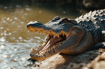 Obraz premium Swamp Crocodile