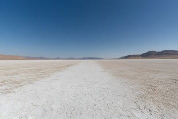 Panoramic view of the vastness of the Sahara desert