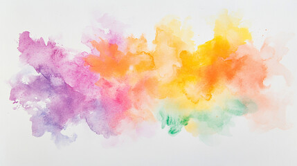 vibrant abstract watercolor drawing symbolizing chaos, featuring bold splashes of color on paper. The image evokes a sense of confusion, energy, and the unpredictable nature of life