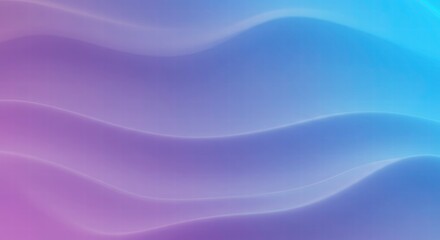 Fototapeta premium Serene Blue and Purple Waves Abstract Background 
