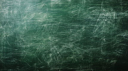 school green chalkboard, symbolizing the blank slate of learning, new beginnings, and the potential for creativity and knowledge amidst the calm before the chaos of the classroom