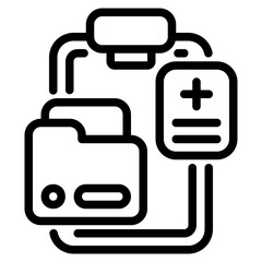 Medical record icon