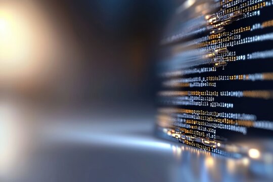 Code tapestry: innovative wallpaper featuring flowing computer code, reflecting beauty of software structure, merging art with technology, celebrating complexity, logic within digital landscapes.