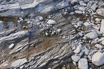 stone riverbed texture