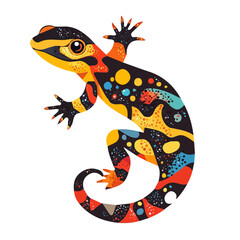 vector image of a dragon Geometric 