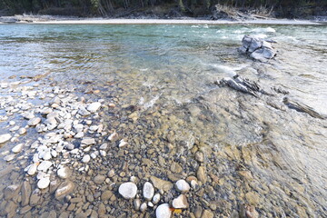 river and rocks