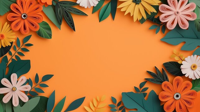 Vibrant floral arrangement display creative workspace digital art bright environment aesthetic viewpoint