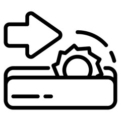 Circular saw icon