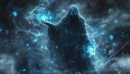 Dark Sorcerer Conjuring Energy in a Cosmic Setting