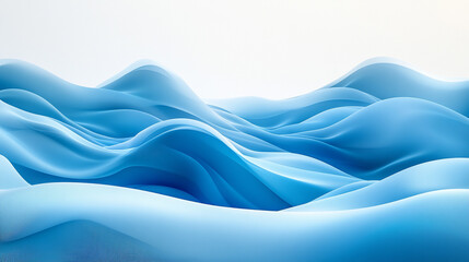 Fototapeta premium soft, light blue gradient abstract banner background symbolizing calmness, serenity, and peaceful transitions, evoking a sense of balance amid chaos, with subtle shifts in color blending smoothly