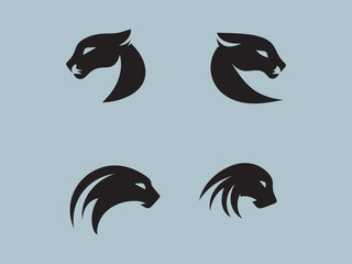 Cheetah icon and symbol vector template illustration Cheetah Logo Template Vector illustration design Cheetah Logo icon Design Cheetah head vector.