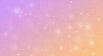 Fototapeta premium Pastel Dream: Soft, ethereal glow with pastel pink, purple, and orange gradient. Sparkling dust motes add a dreamy, magical touch. Perfect for backgrounds, branding, or dreamy concepts.