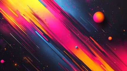 Dynamic social media template for social media thumbnails featuring vibrant colors bold fonts and placeholders for video images isolated on a transparent background