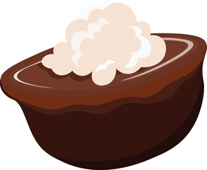 Filipino Food Illustration Set Kutsinta