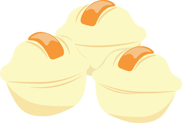 Filipino Food Illustration Set puto