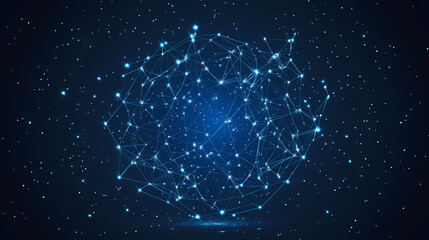 Space and galaxy astrology or astronomy background with star constellations. Constellation. Illustration