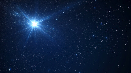 Star constellation, big dipper, guiding light points the way to the north star, used for navigation throughout history. Constellation. Illustration