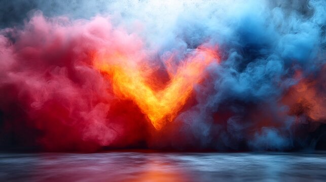 Dynamic social media banner template with vibrant colors and bold typography isolated on a transparent background ideal for content creators