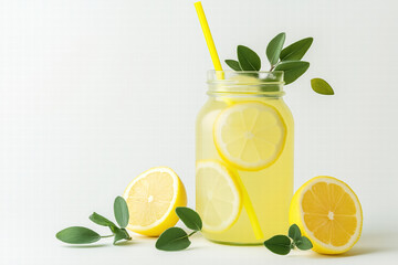 Fototapeta premium Refreshing Lemonade with Sage