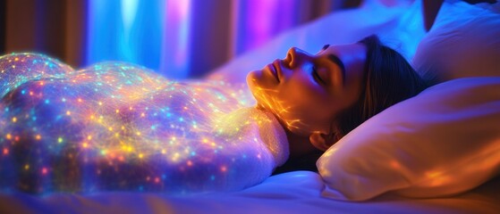 GABA Hologram Showcasing Its Benefits for Relaxation, Mental Clarity, and Better Sleep