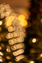 golden christmas lights
