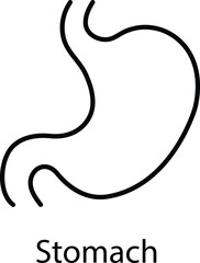 Healthy food Related Vector Line Icon. Outline Symbol Collection. Natural. Vector illustration with transparent background.