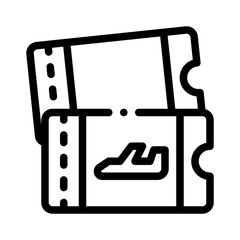 Flight Booking line icon