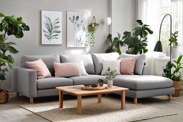 Fototapeta premium living room interior