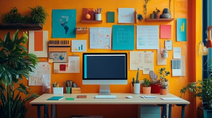 Fototapeta premium Strategic Campaign Board Highlighting Key Aspects of Niche Market Positioning