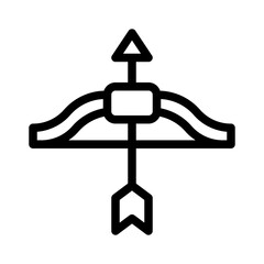 Archery line icon