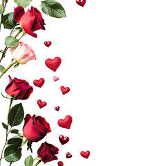 Valentine's Day Themed Background, Generative AI