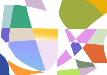 Obraz premium Abstract geometric art design. 