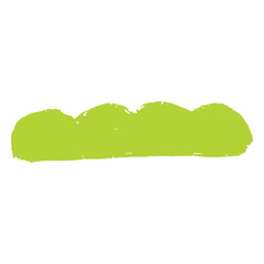 Green Brush Shape illustration 